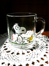 Vintage 'Snoopy' Glass - 'Not