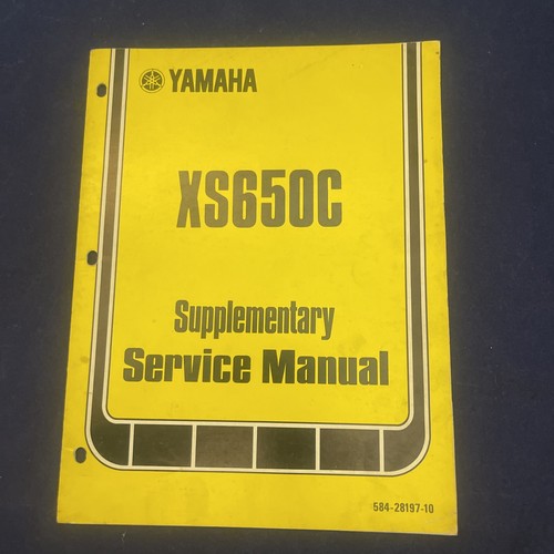 Yamaha xs650c genuine - yamaha,