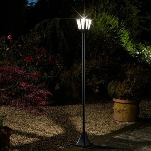 Solar victorian lamp post - lamp,