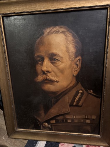 Vintage original oil portrait - original,