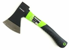 800g FIBREGLASS HANDLED WOOD AXE  Hand Hatchet Kindling Firewood Log Chopper