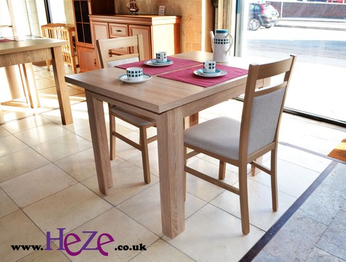 Extending dining table oak - table,
