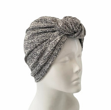 Textured turban hat for women