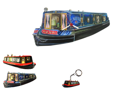 Canal boat gift set - gift,
