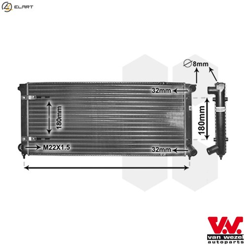 Radiator engine cooling - engine,