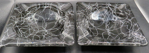 Vintage glass ashtray - 2,