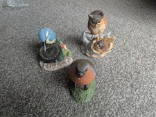 3 x Bird Figurines, Leonardo