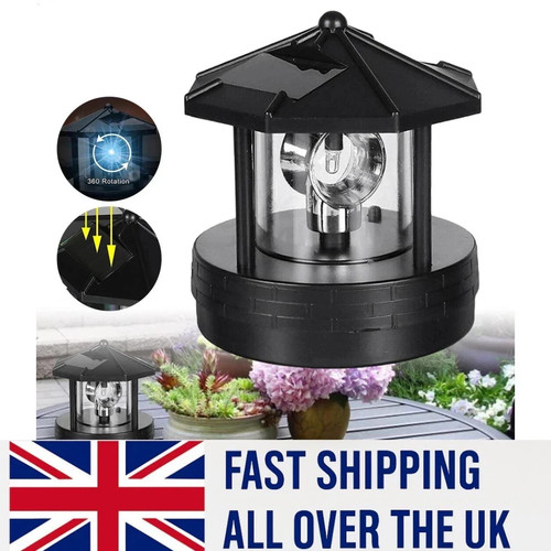 Solar powered rotating led - rotating,