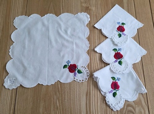 Vintage hungarian white - x4,
