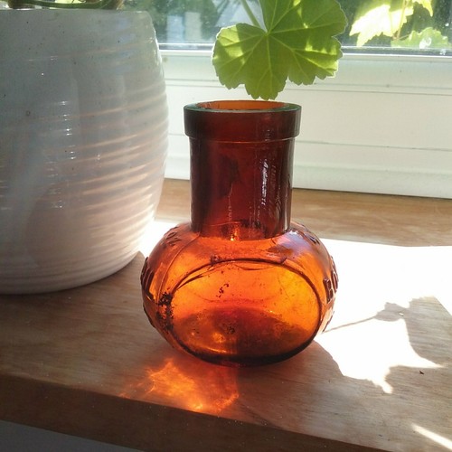 Antique bovril glass - antique,