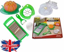 Slicer Peeler Cutter Vegetables Cheese Potato Apple Garlic hand Grinder Kitchen