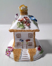 Coalport Cottage Summer House Pastille Burner Bone China Vintage