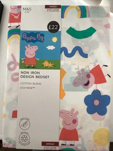 Peppa pig single cotton - m&s,