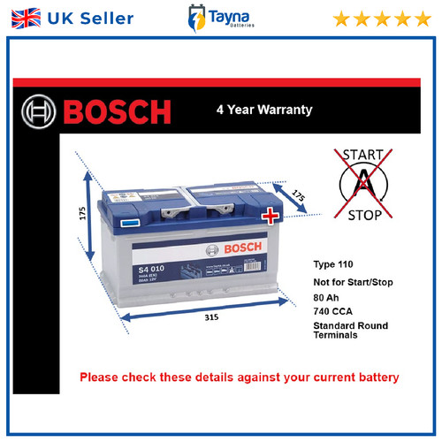 Battery fits bmw 116d 318 - battery,