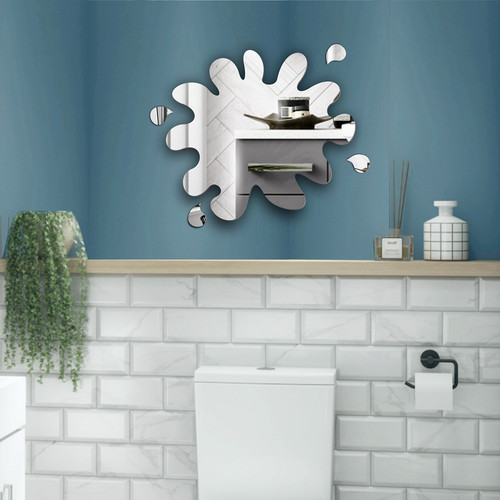 Bathroom acrylic wall - acrylic, mirror