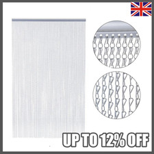 NEWAluminium Door Fly Screen Metal Chain Curtain Insect Pest Blinds 215cm x 90cm