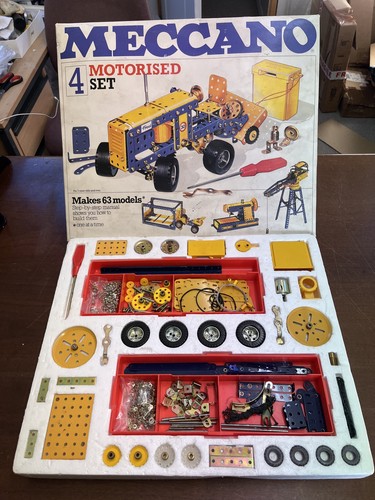 Vintage meccano motorised set - meccano,