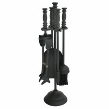 Fireplace Companion Set 5 Piece Fire Tool Vintage Fireside Place