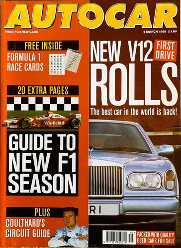 Autocar magazine mar - magazine, 04-mar-98