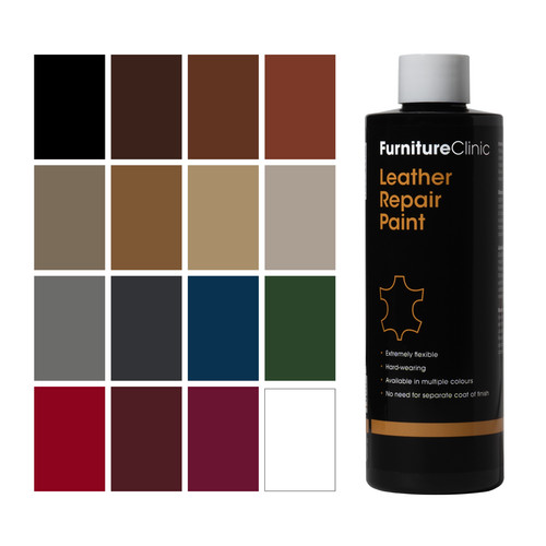 Leather repair paint - repair, dye