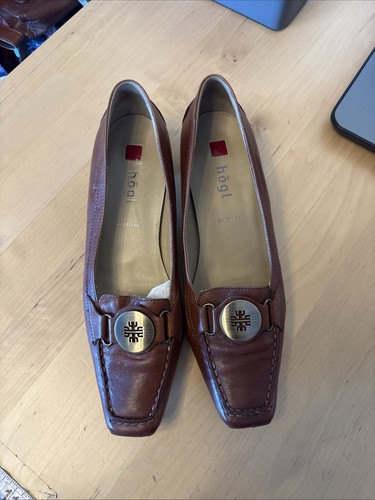 Hogl tan leather court - hogl,