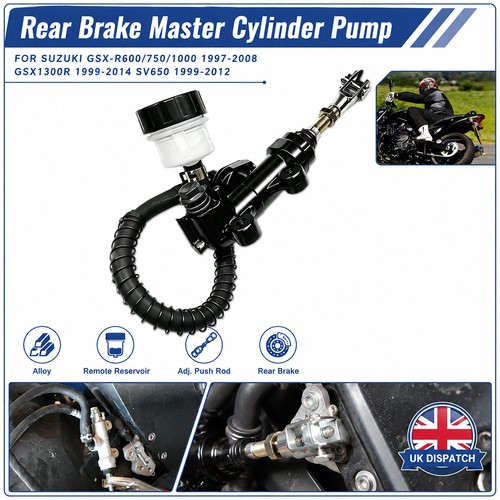 Black rear brake master - black,