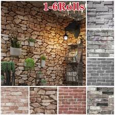 1-6X 3D Effect Vintage Brick