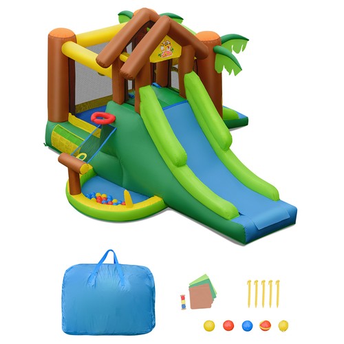 Inflatable jungle bounce house - bounce,