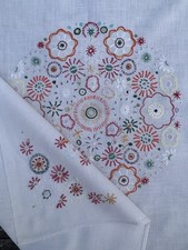 VINTAGE 1960s white cotton
