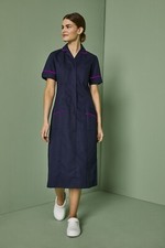 Ladies Nurses Dress Zip Front