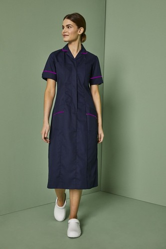 Ladies nurses dress zip front - ladies,
