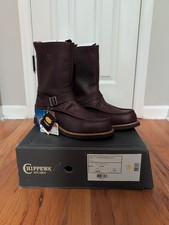 Chippewa 10" Waterproof Briar Moccasin Back Zip Size 11 M Men's 