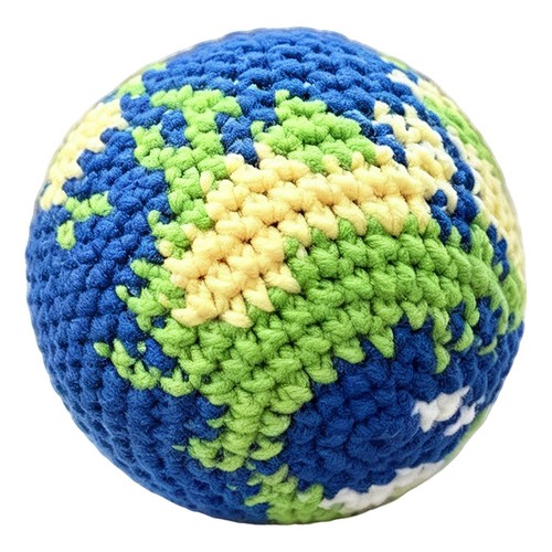 Knitted earth globe pattern - globe,