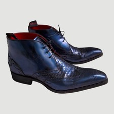 Jeffery West Chukka Boots Blue