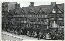 London Postcard - The Old Houses - Holborn   V2080