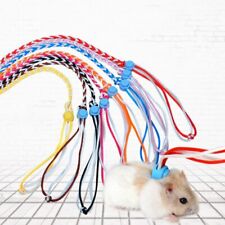 Pet Leash Hamster Rabbit Rope Lead Collar Adjustable Strap Rope Hand Woven