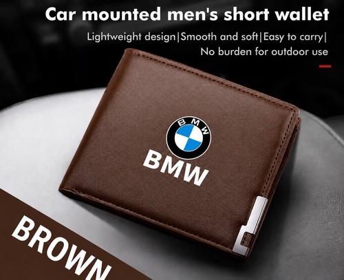 Brown car logo men - brown, short