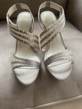 Elegant & Dressy Jenny Packham Sandals In Taupe Never Worn Size 8 EU 41 In Box