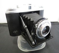 AGFA Isolette I Folding Bellows Camera w/ Agnar 1:4.5/8.5 Lens + Case