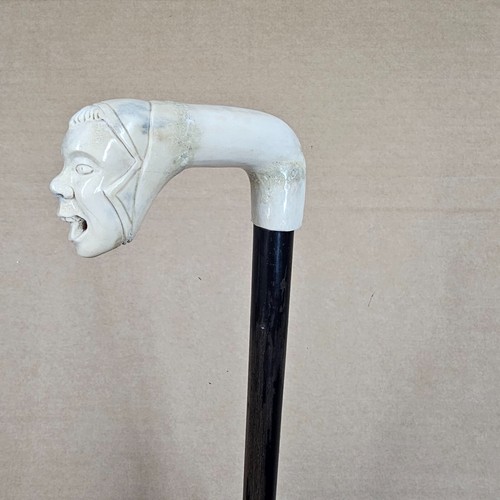 Old cane walking stick - cane,