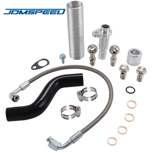 Turbo oil feed line - line+oil, drain