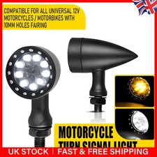 2PCS LED Motorcycle Bullet
