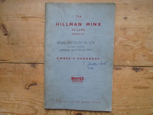 The hillman minx luxe - the, de