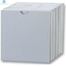 50 CD DVD Card board Wallet / Sleeves with Thumb Cut White Blank NEW HQ AAA