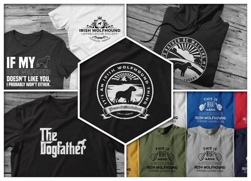 Irish wolfhound shirt - wolfhound, hoodie