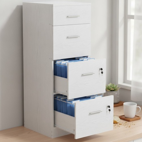 Drawer lockable filing - 4-drawer,