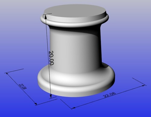 Model boat fitting - model,