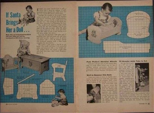 Doll furniture 1951 how - furniture, how-to