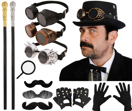 Adults steampunk fancy dress - adults,