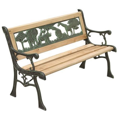 Seater wooden garden bench - , 2